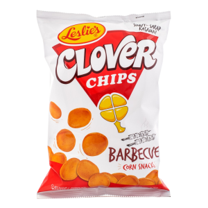 Leslie's Clover Chips Barbecue Corn Snacks 145g